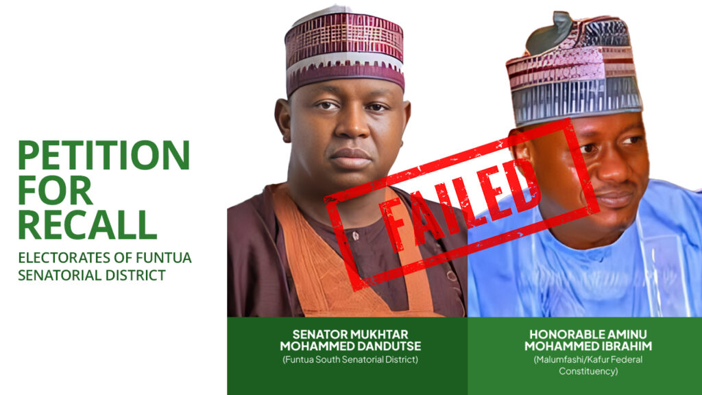 Recall Funua’s Ineffective Representatives!