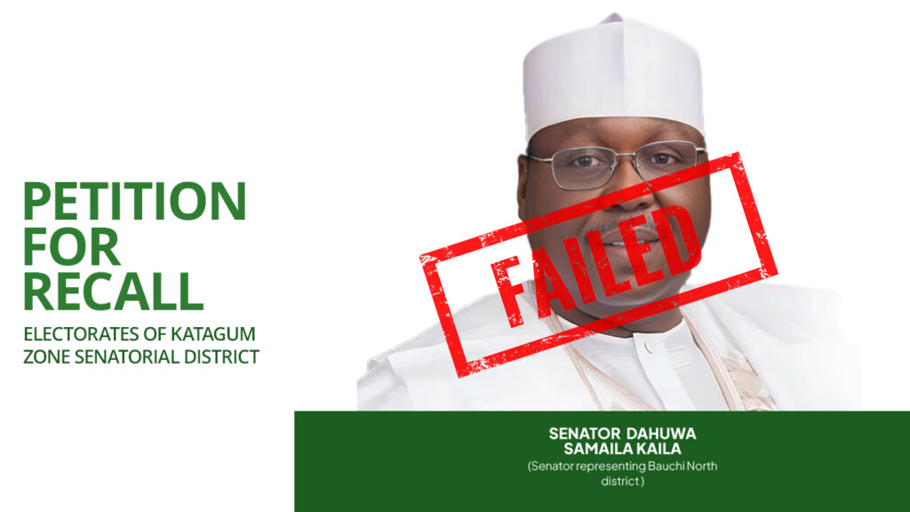 Recall Senator Dahuwa Samaila Kaila